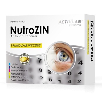 Activlab Pharma NutroZin, 60 Capsules
