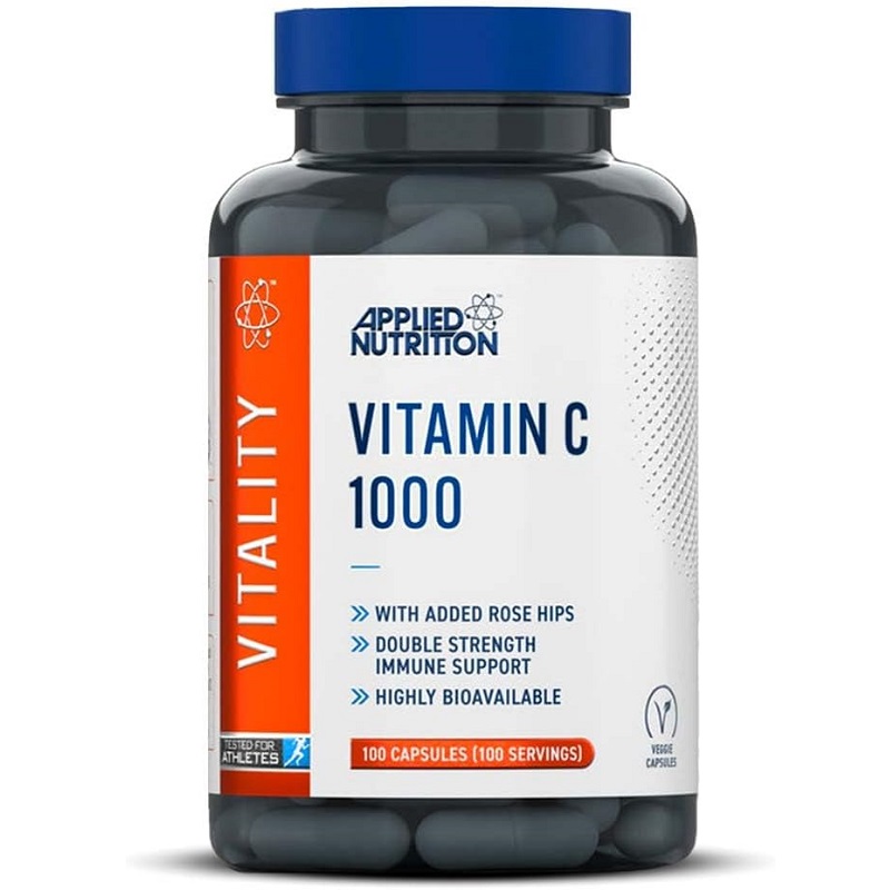 Applied Nutrition Vitamin C with Rose Hips 1000 mg, 100 Capsules