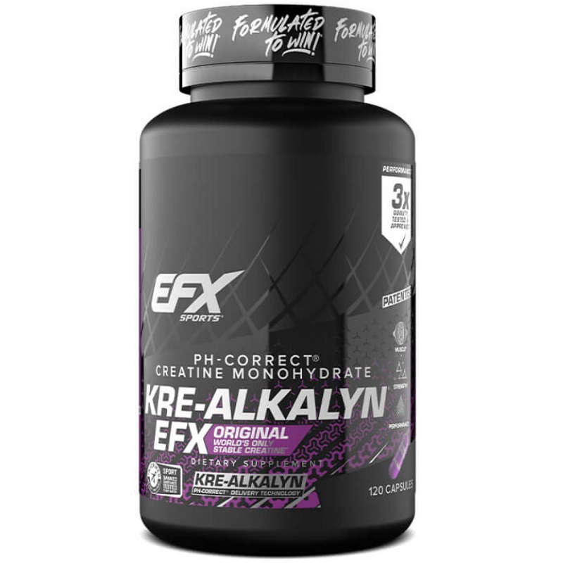 EFX Sports Kre-Alkalyn, 120 Capsules