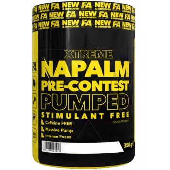 FA Nutrition Napalm Pre-Contest Pumped Stimulant Free, 350 Grams