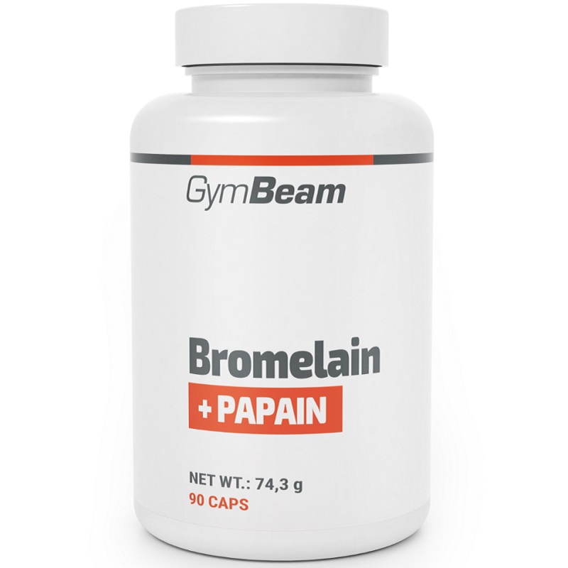 Gym Beam Bromelain + Papain, 90 Capsules