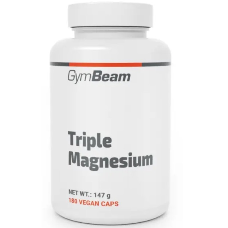 Gym Beam Triple Magnesium, 180 Capsules