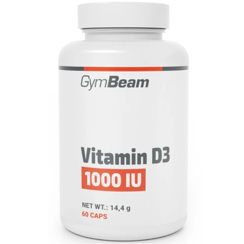Gym Beam Vitamin D3 1000 IU, 60 Softgels