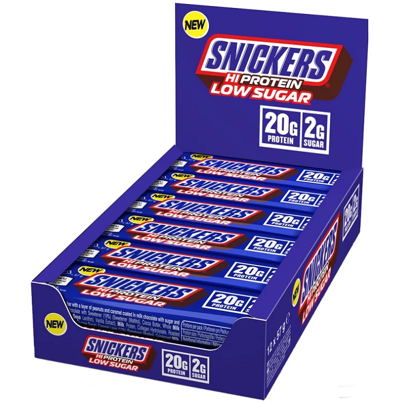 Mars Protein Snickers Low Sugar High Protein Bar, 1x57 Grams