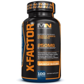 Molecular Nutrition X- Factor Anabolic Catalyst, 100 Softgels