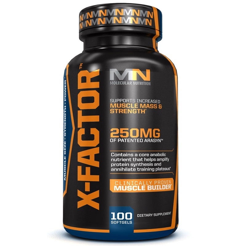 Molecular Nutrition X- Factor Anabolic Catalyst, 100 Softgels