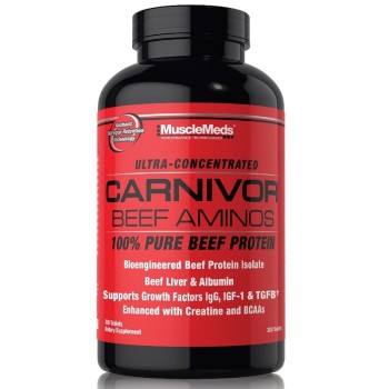MuscleMeds Carnivor Beef Aminos, 300 Tablets