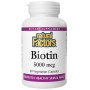 Natural Factors Biotin 5000 mcg, 60 Veggie Capsules