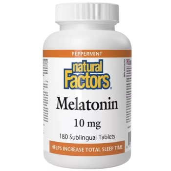 Natural Factors Melatonin 10 mg, 180 Tablets