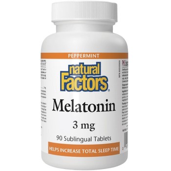 Natural Factors Melatonin 3 mg, 90 Tablets