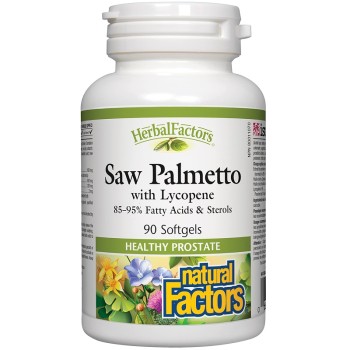 Natural Factors Saw Palmetto 500 mg, 90 Capsules