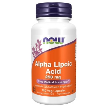 NOW Alpha Lipoic Acid 250 mg, 120 Veg Capsules