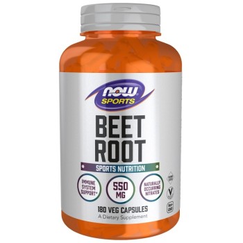 NOW Beet Root, 180 Veg Capsules