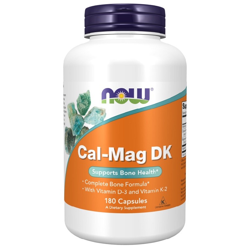 NOW Cal-Mag DK, 180 Capsules