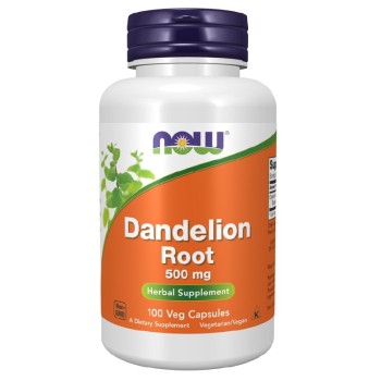 NOW Dandelion Root 500mg, 100 Veg Capsules