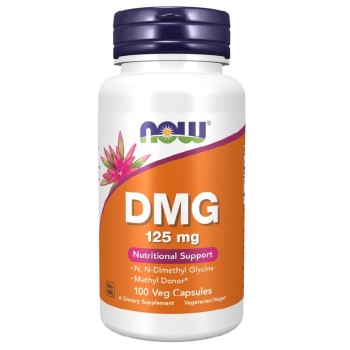 NOW DMG 125mg, 100 Veg Capsules