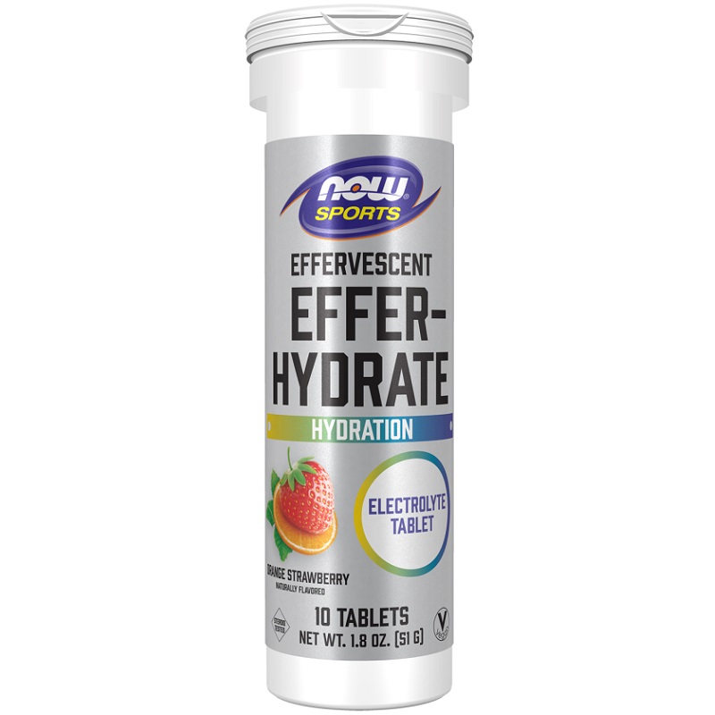 NOW Effer-Hydrate, 10 Effervescent Tablets