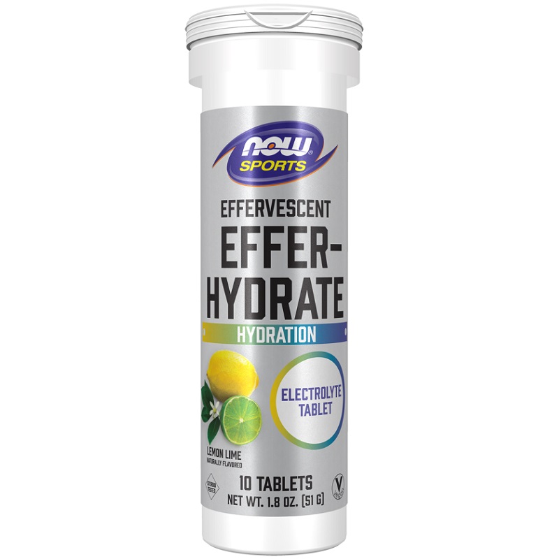 NOW Effer-Hydrate, 10 Effervescent Tablets
