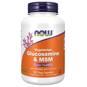 NOW Glucosamine and MSM Vegetarian, 120 Veg Capsules