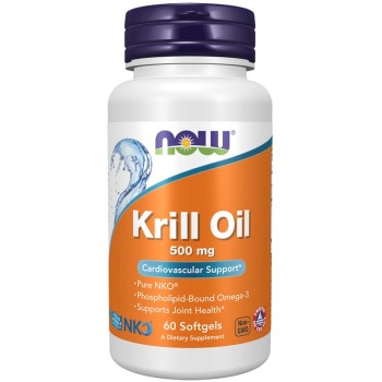 NOW Krill Oil 500 mg, 60 Softgels