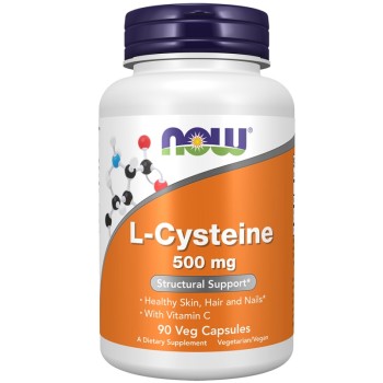 NOW L-Cysteine 500 mg, 90 Veg Capsules