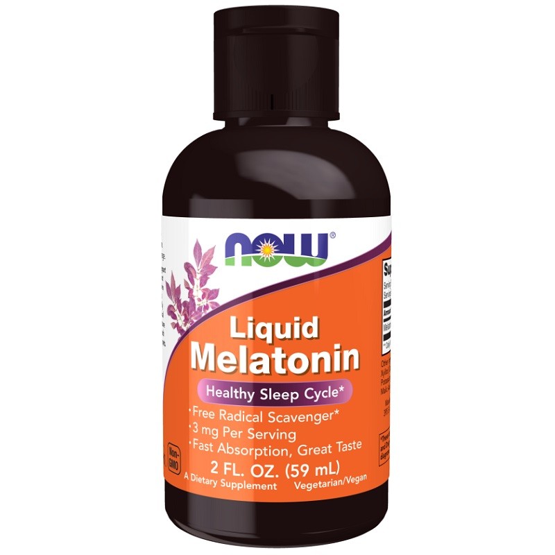 NOW Liquid Melatonin, 59 ml.