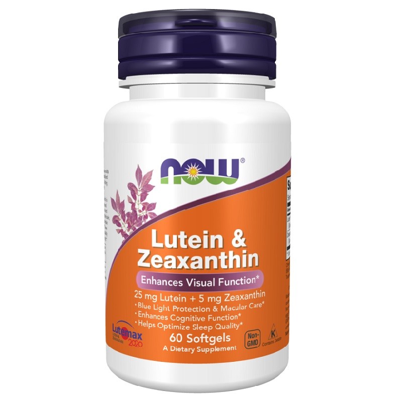 NOW Lutein and Zeaxanthin, 60 Softgels