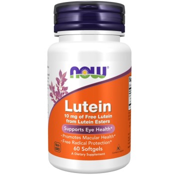 NOW Lutein Esters 10 mg, 60 Softgels