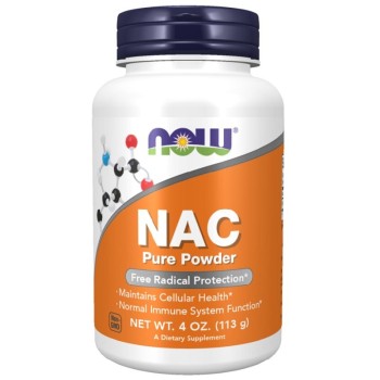 NOW NAC Pure Powder, 113 Grams