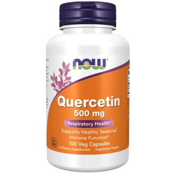 NOW Quercetin 500 mg, 100 Veg Capsules