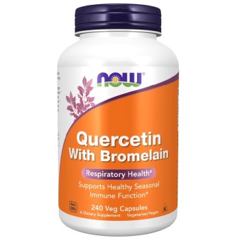 NOW Quercetin with Bromelain, 240 Veg Capsules
