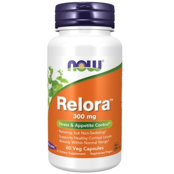 NOW Relora 300 mg, 60 Veg Capsules