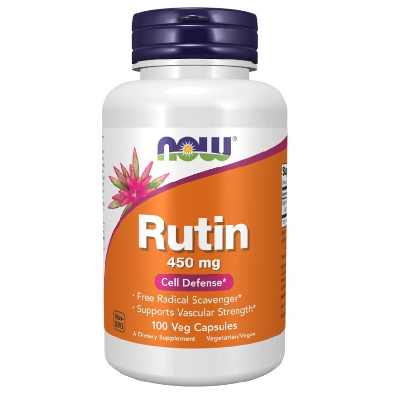 NOW Rutin 450mg, 100 Veg Capsules