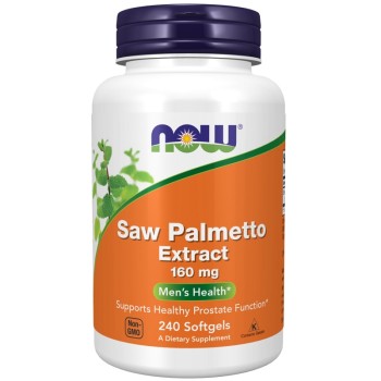 NOW Saw Palmetto Extract 160 mg, 240 Softgels