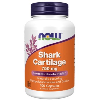 NOW Shark Cartilage 750 mg, 100 Capsules