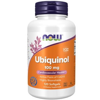 NOW Ubiquinol 100 mg, 120 Softgels