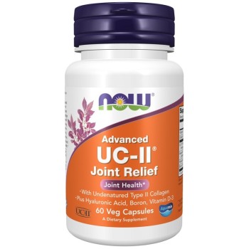 NOW UC-II Advanced Joint Relief, 60 Veg Capsules