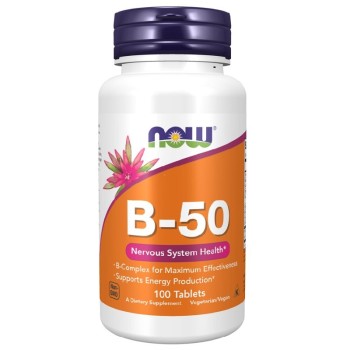 NOW Vitamin B-50, 100 Tablets