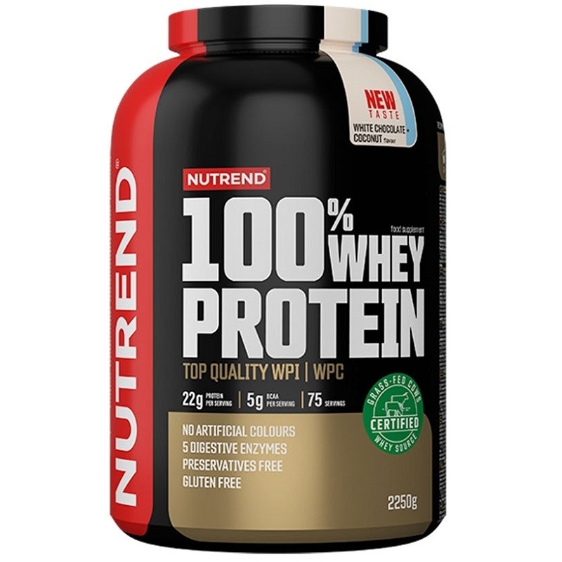 Nutrend 100% Whey Protein, 2250 Grams