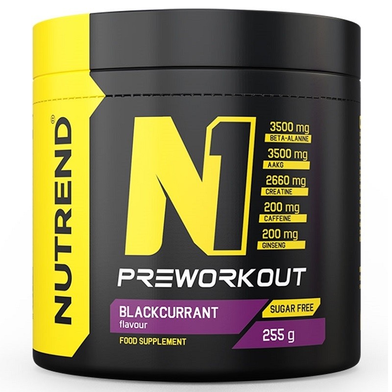 Nutrend N1 Pre Workout, 255 Grams