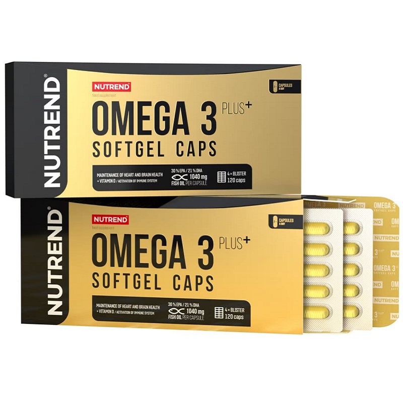 Nutrend Omega 3 Plus, 120 Capsules