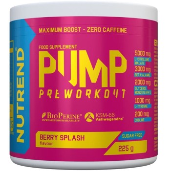 Nutrend Pump Pre-Workout, 225 Grams