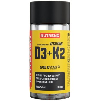 Nutrend Vitamins D3 + K2, 90 Capsules