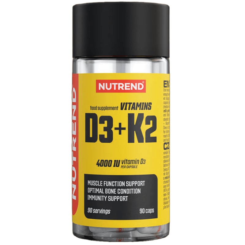 Nutrend Vitamins D3 + K2, 90 Capsules