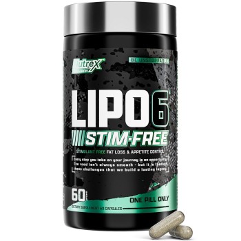 Nutrex Lipo 6 Stim-Free, 60 Capsules