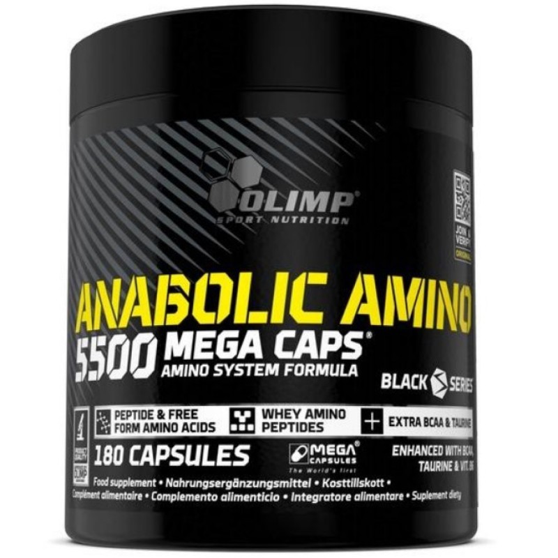 Olimp Nutrition Anabolic Amino 5500 Mega Cabs, 180 Capsules