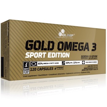 Olimp Nutrition Gold Omega 3 Sport Edition, 120 Capsules
