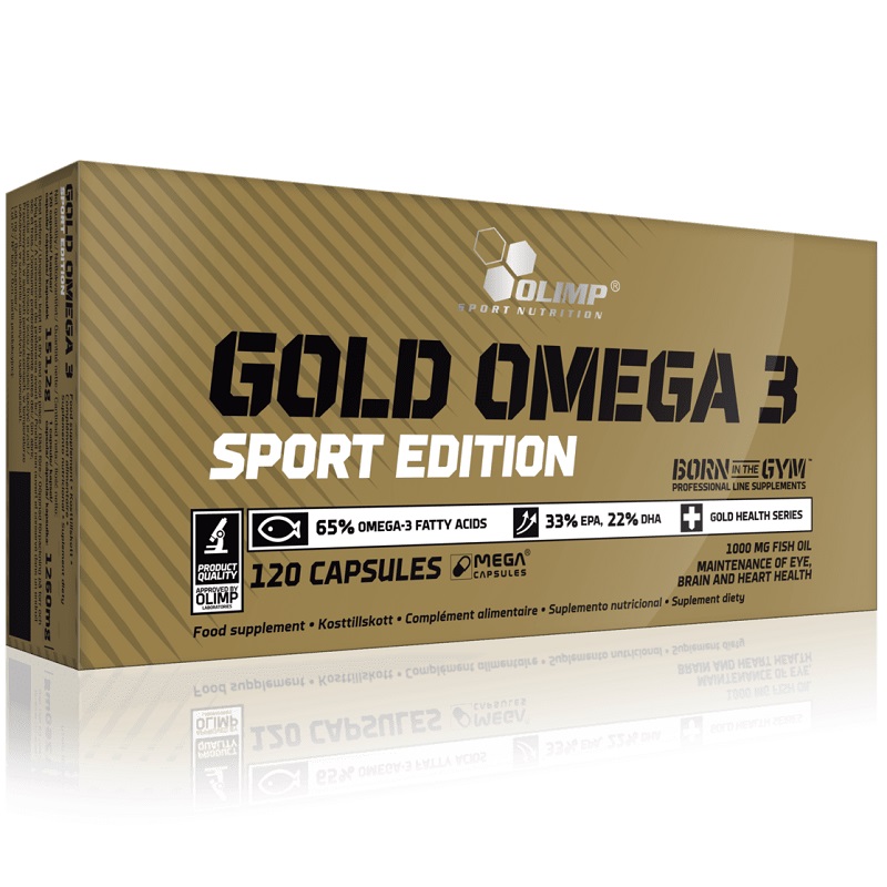 Olimp Nutrition Gold Omega 3 Sport Edition, 120 Capsules