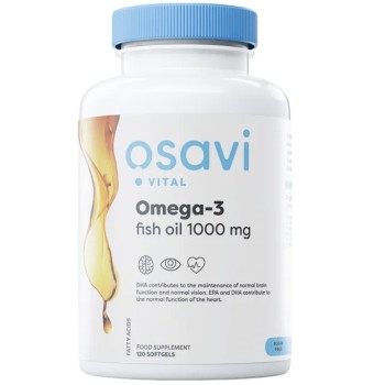 Osavi Omega-3 Fish Oil Molecularly Distilled 1000 mg, 120 Softgels