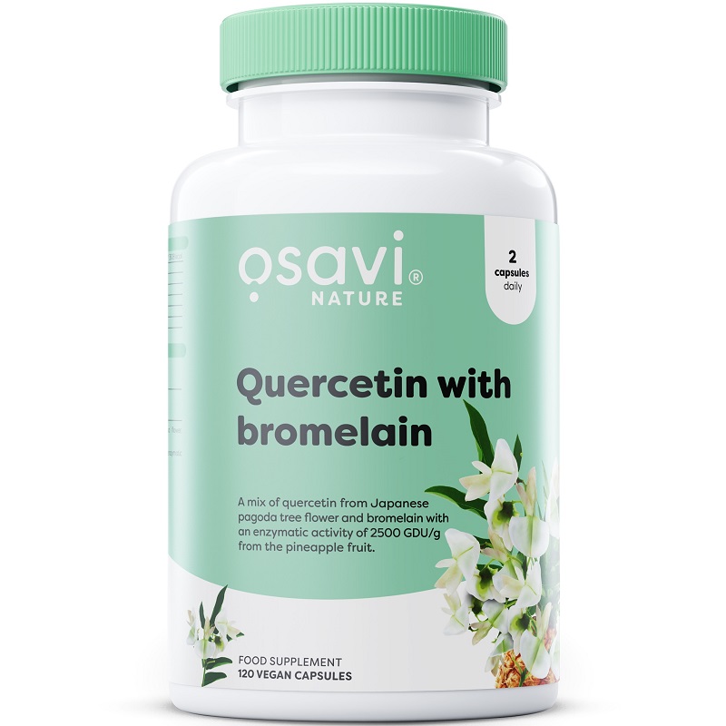 Osavi Quercetin with Bromelain, 120 Vegan Capsules